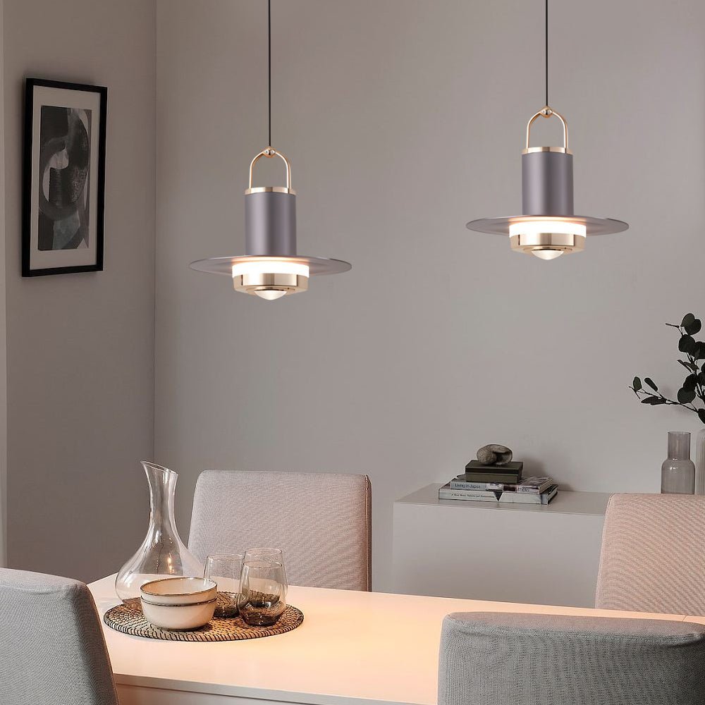 Nordic Metal Glass LED Pendant Light - Modern Hanging Lamp