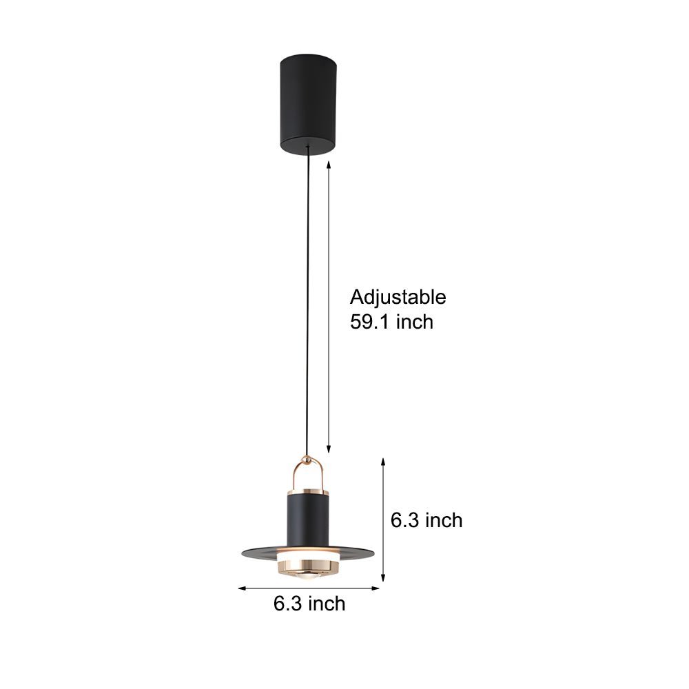 Nordic Metal Glass LED Pendant Light - Modern Hanging Lamp