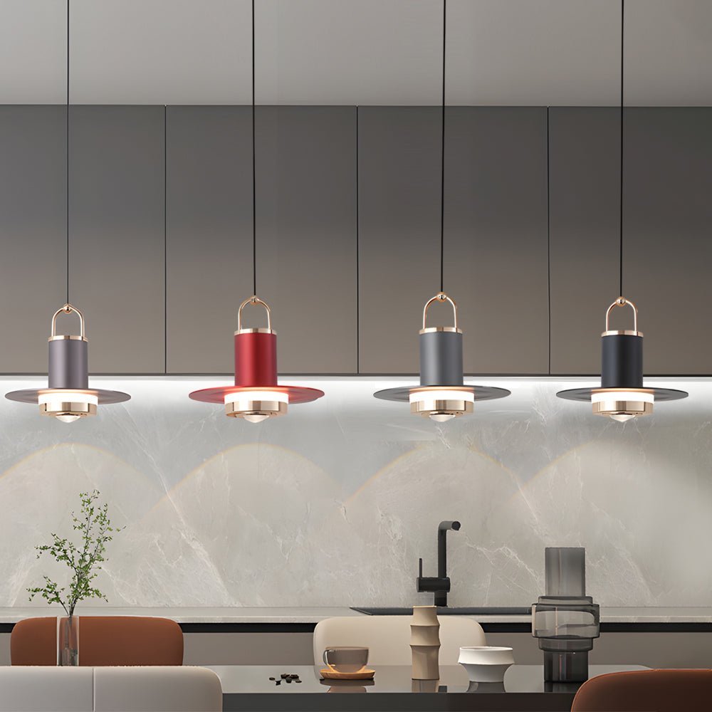 Nordic Metal Glass LED Pendant Light - Modern Hanging Lamp