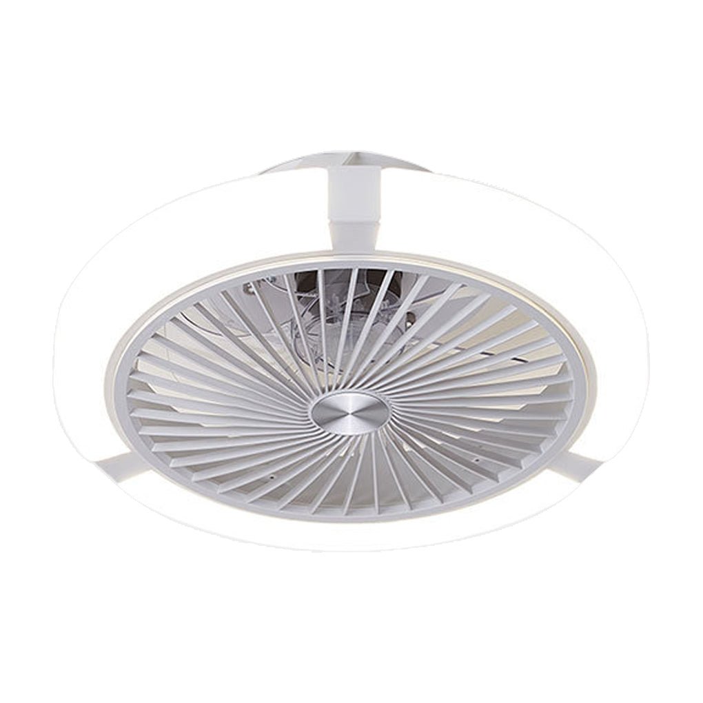 Modern Bladeless LED Ceiling Fan Light with Stepless Dimming