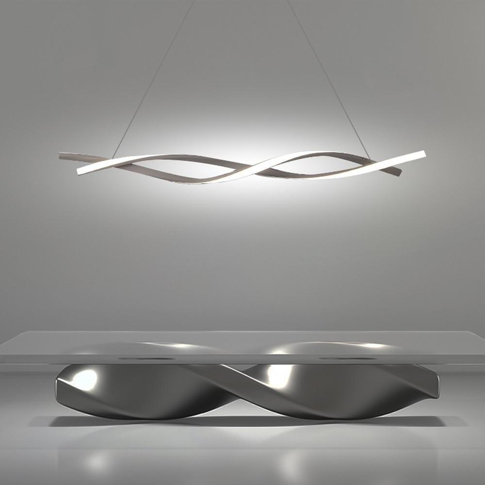 Interwoven Waves LED Pendant Light Modern Hanging Lamp