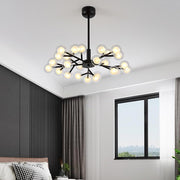 25-Light Glass Bubble Sputnik Chandelier Modern Ceiling Light