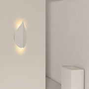 Modern Leaf Shaped Wall Sconce – Acrylic & Metal LED Light