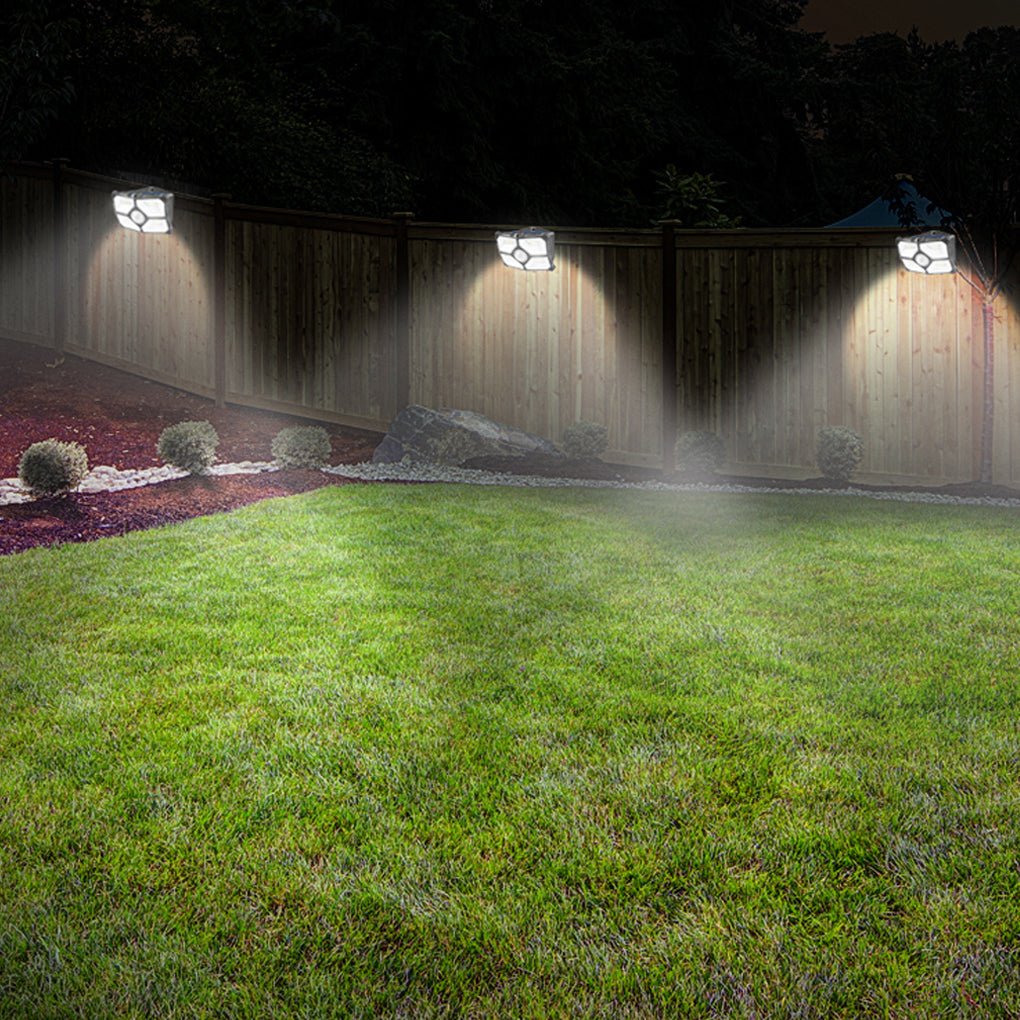 Solar Motion Sensor Outdoor Wall Light Waterproof LED Garden Lamp