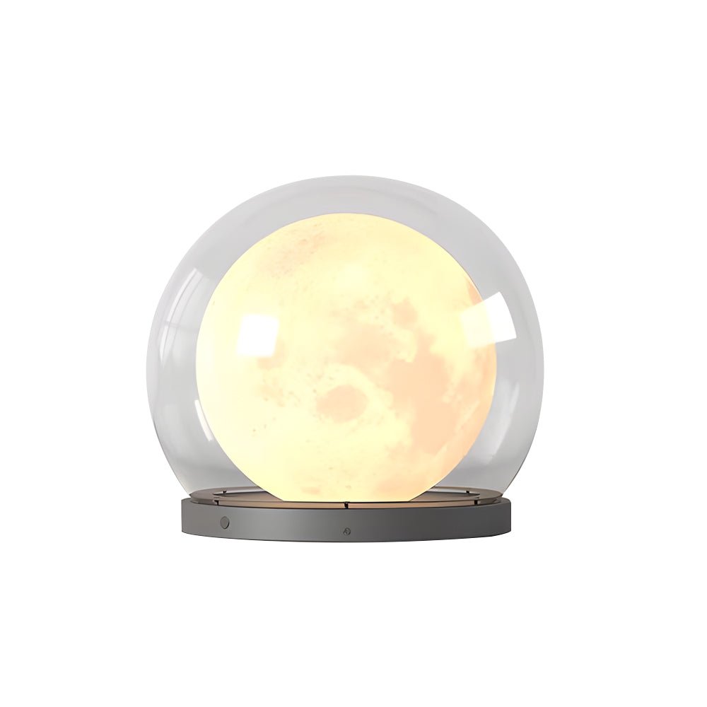 Modern Lunar Post Light Outdoor Waterproof Globe Garden Lantern
