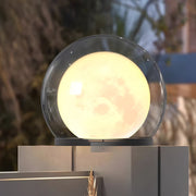 Modern Lunar Post Light Outdoor Waterproof Globe Garden Lantern