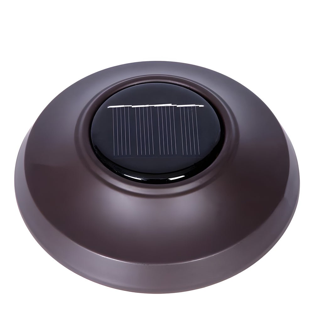 Solar Glass & Metal Stake Lawn Light LED Retro Modern Waterproof