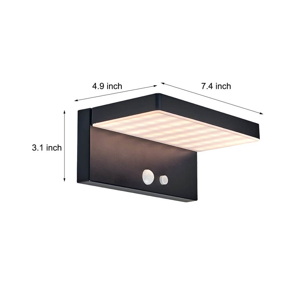 Solar LED Motion Sensor Wall Light – Modern Outdoor Security