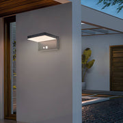 Solar LED Motion Sensor Wall Light – Modern Outdoor Security