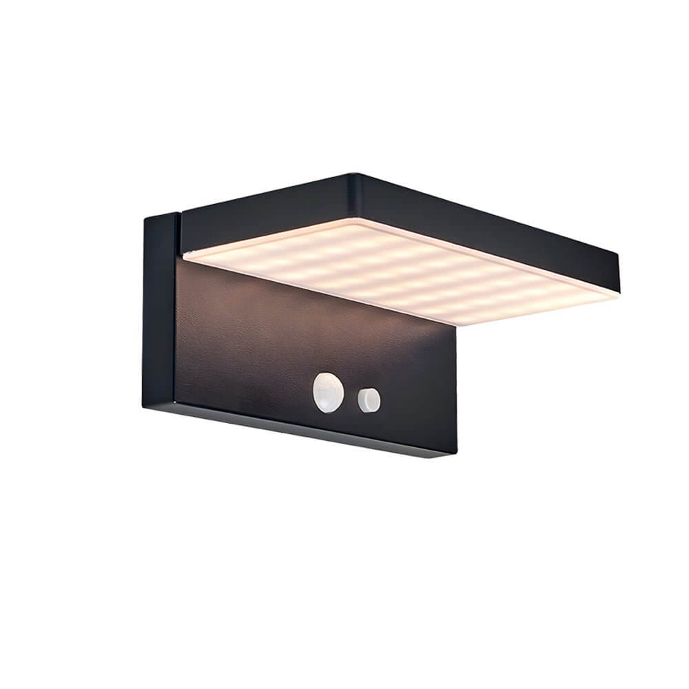 Solar LED Motion Sensor Wall Light – Modern Outdoor Security
