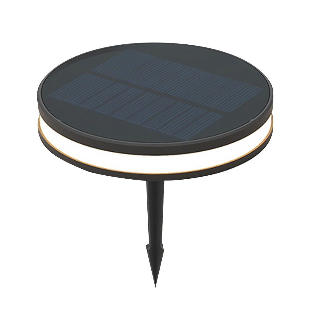 Solar LED Waterproof Ground Light - Aluminum & Glass Outdoor