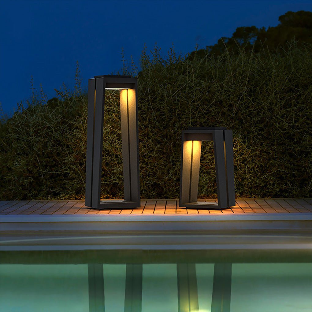 Trapezoid Solar LED Landscape Light Waterproof Outdoor Lamp
