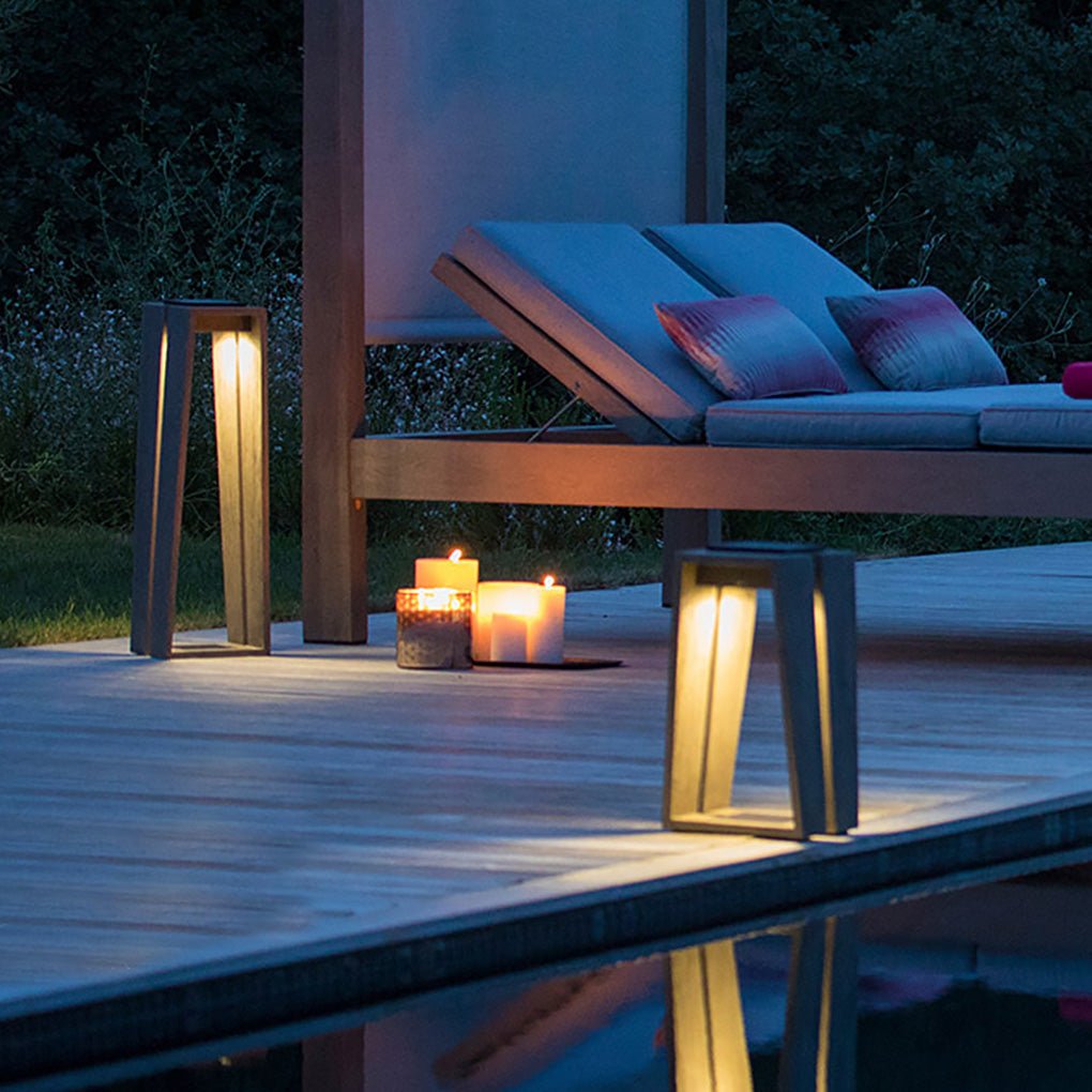 Trapezoid Solar LED Landscape Light Waterproof Outdoor Lamp