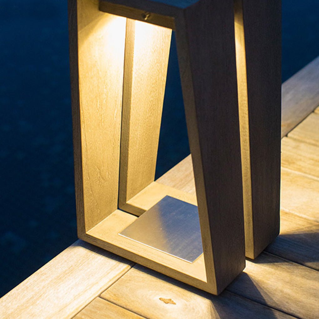 Trapezoid Solar LED Landscape Light Waterproof Outdoor Lamp