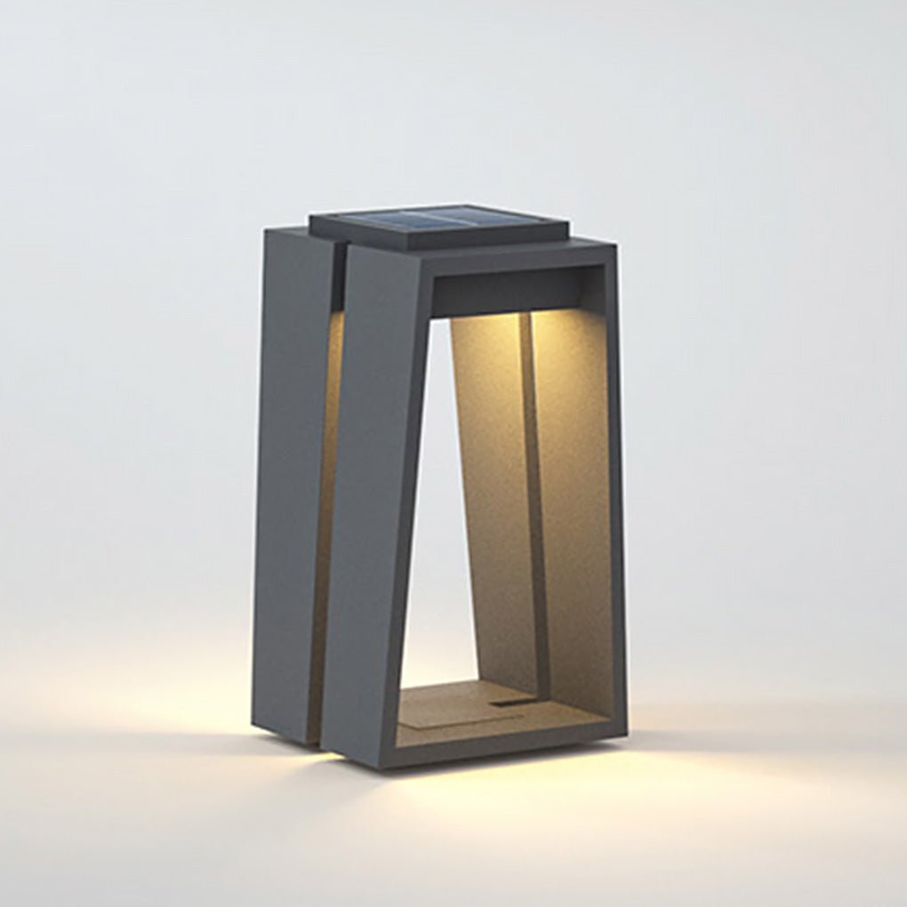 Trapezoid Solar LED Landscape Light Waterproof Outdoor Lamp