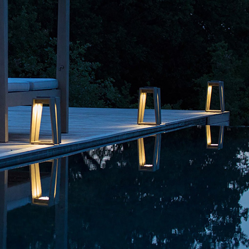 Trapezoid Solar LED Landscape Light Waterproof Outdoor Lamp