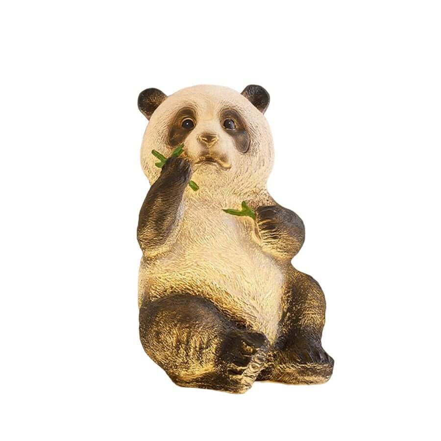 Solar Panda Garden Lamp Modern Outdoor Lawn Decor LED Lighting