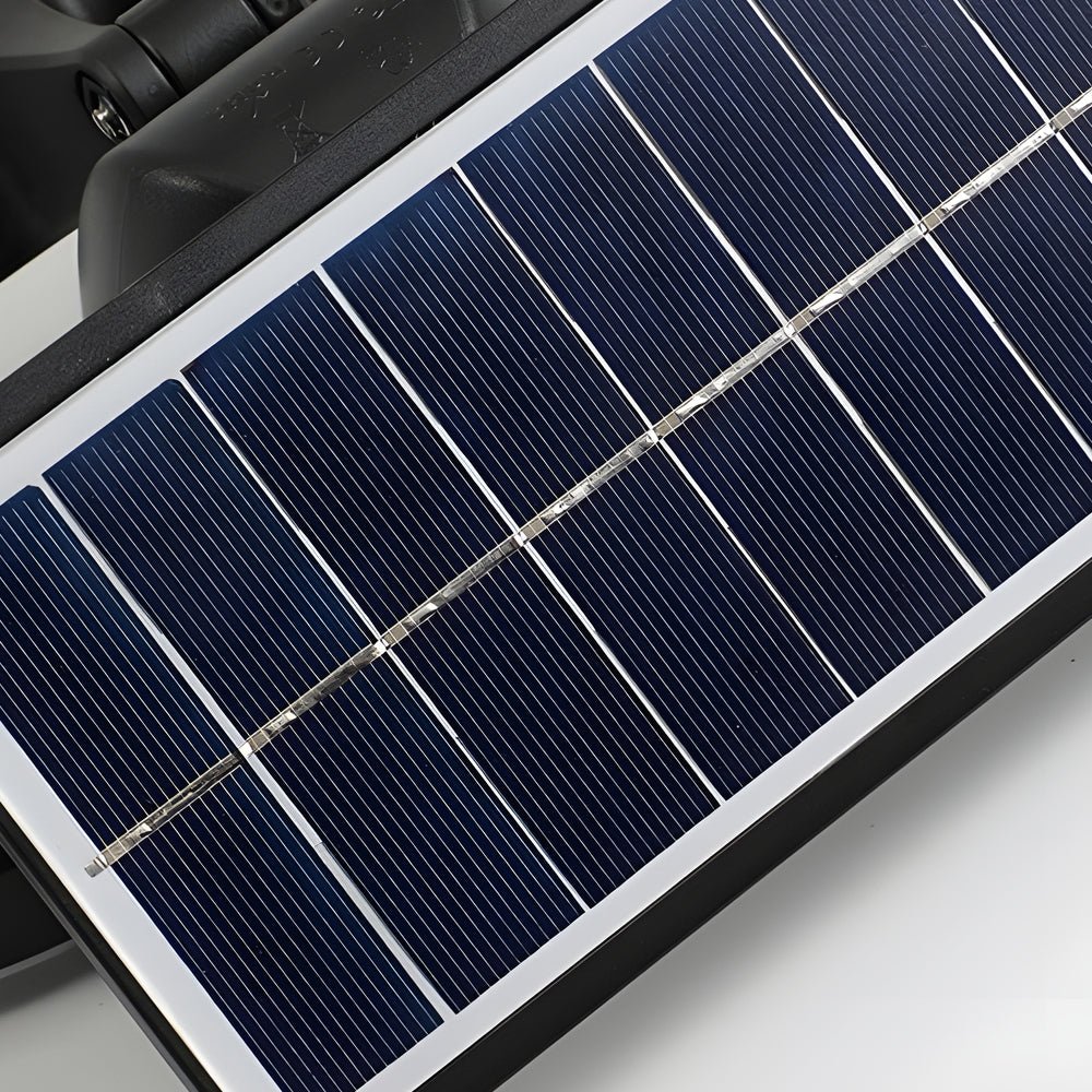 3-Head Solar Motion Security Light - Outdoor LED Wall Fixture