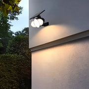 3-Head Solar Motion Security Light - Outdoor LED Wall Fixture