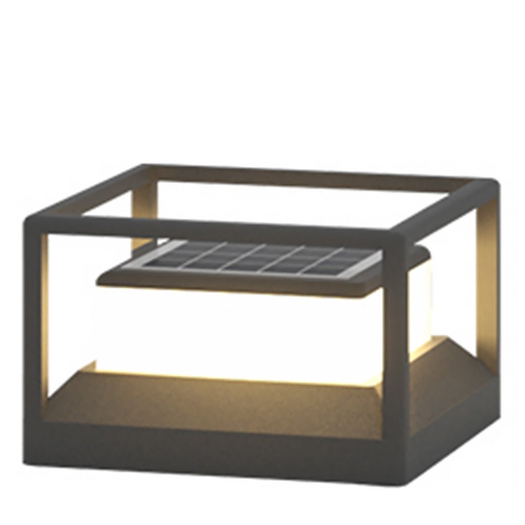 Solar LED Outdoor Post Light Waterproof Fence Landscape Lamp