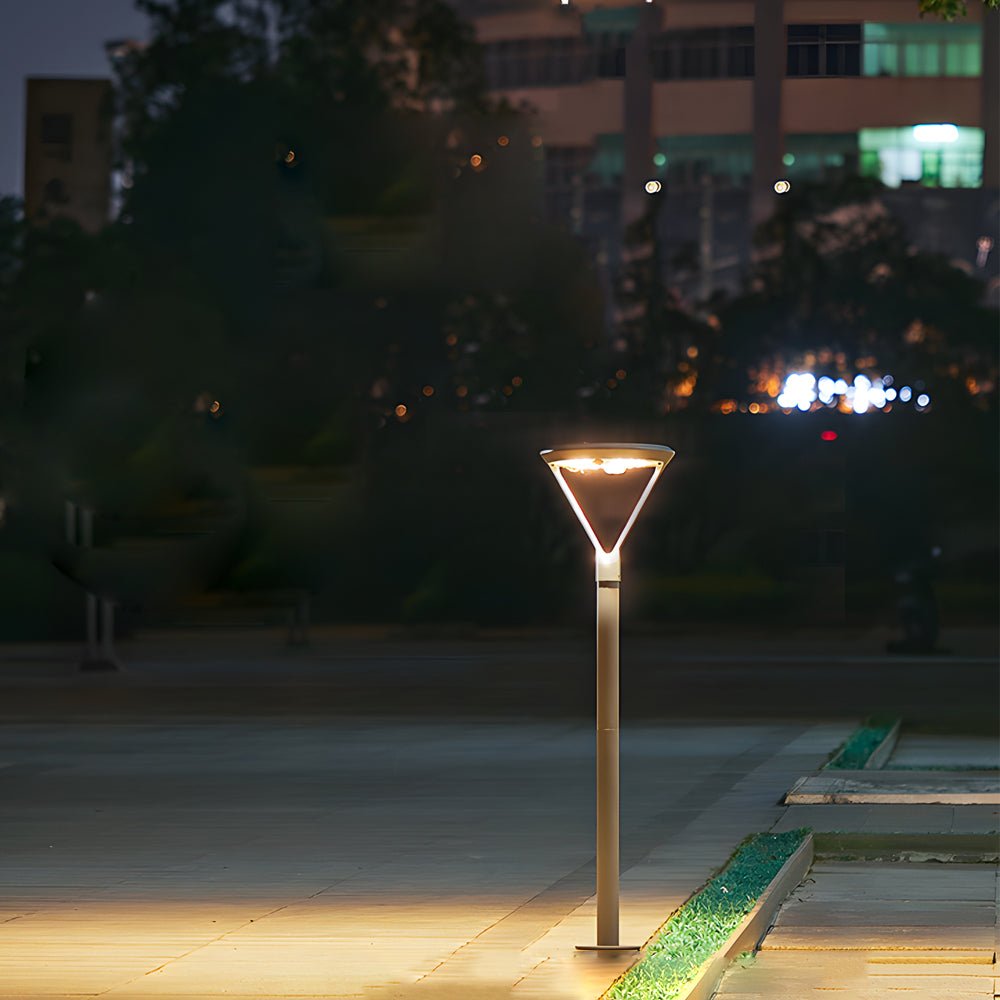 Solar Motion Sensor Post Light – Outdoor Garden Pole Light