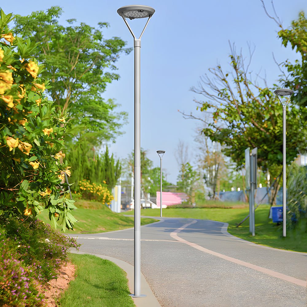 Solar Motion Sensor Post Light – Outdoor Garden Pole Light
