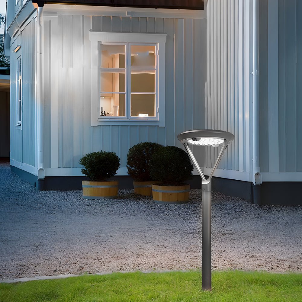 Solar Motion Sensor Post Light – Outdoor Garden Pole Light