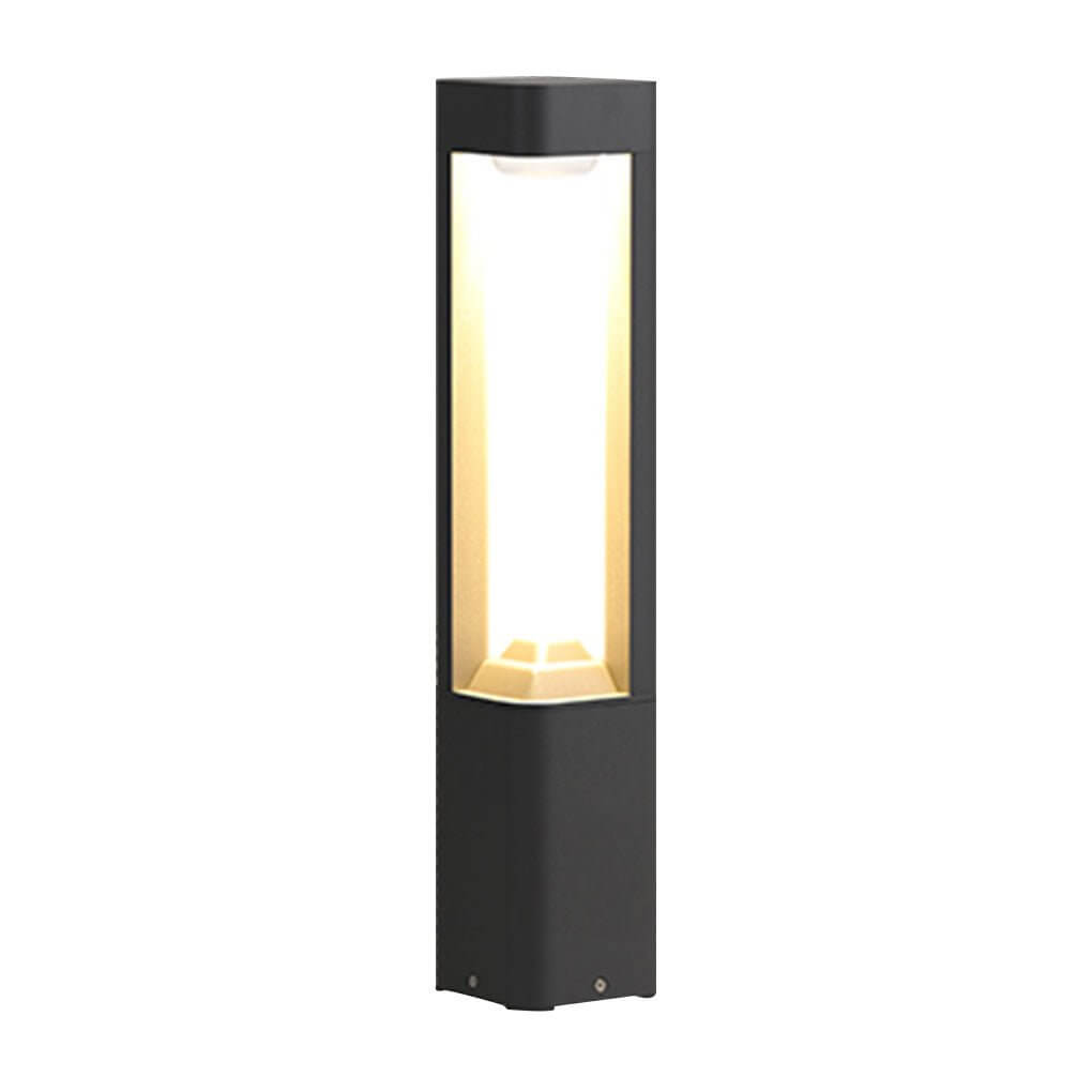 Solar LED Bollard Light with Heart Design for Garden Pathways