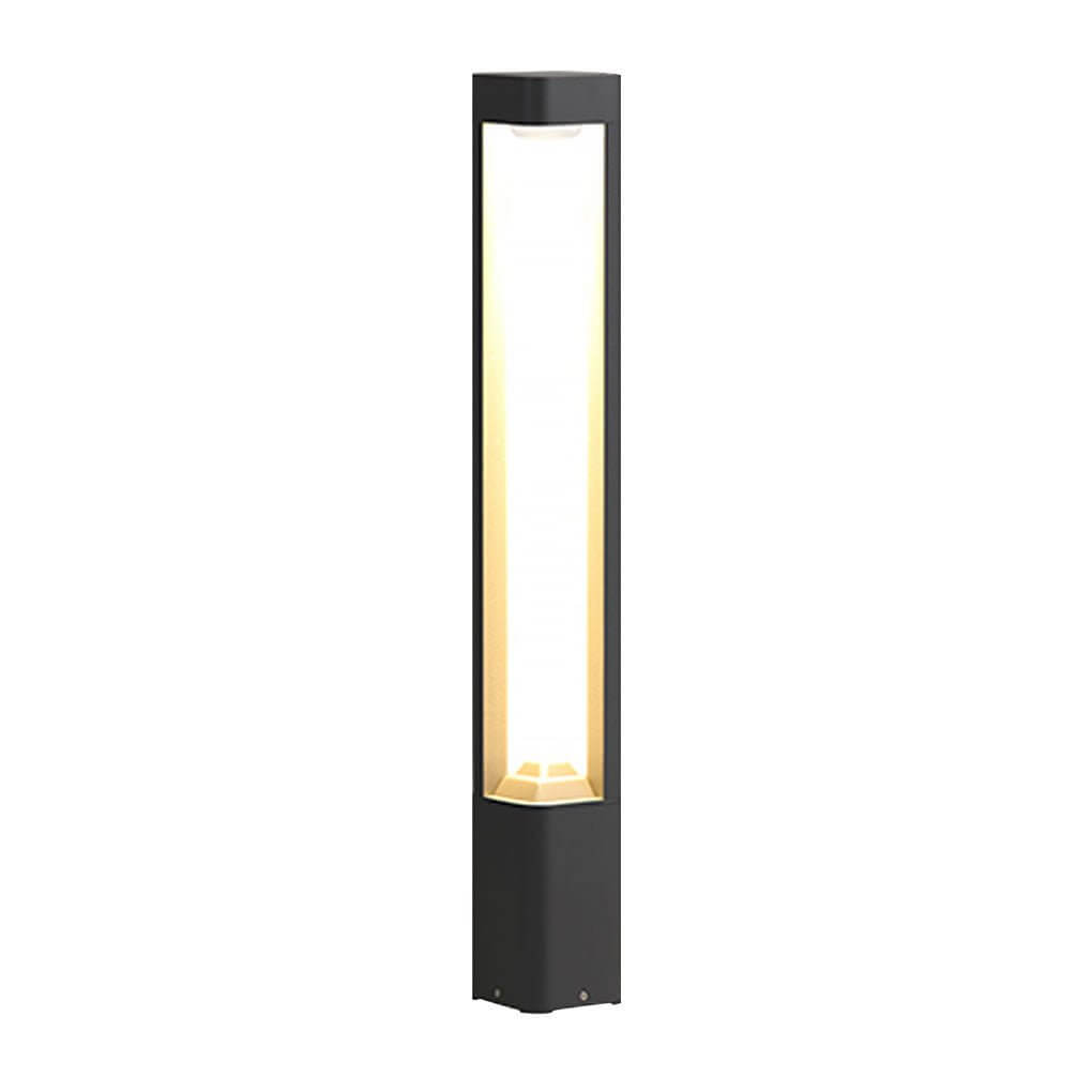Solar LED Bollard Light with Heart Design for Garden Pathways