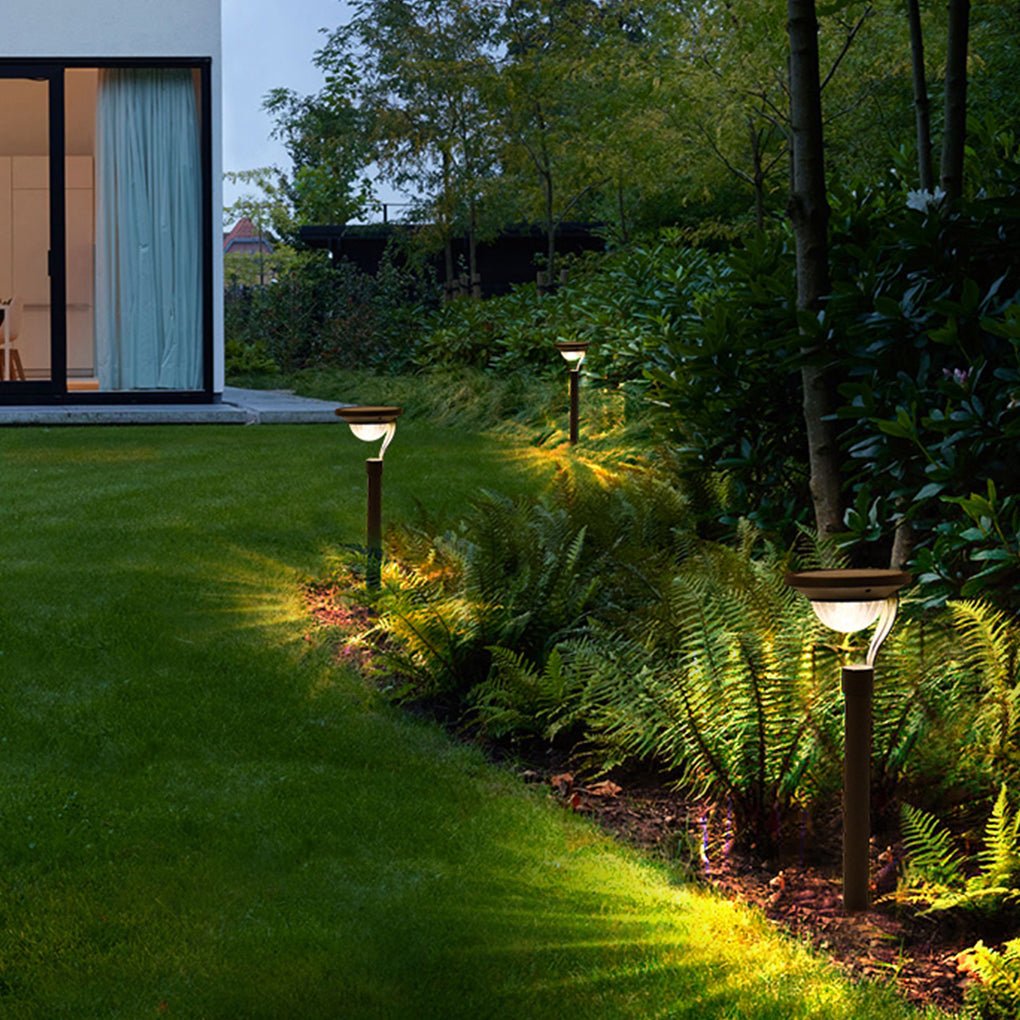 Solar Pathway Light with Floating Top Design - Waterproof LED