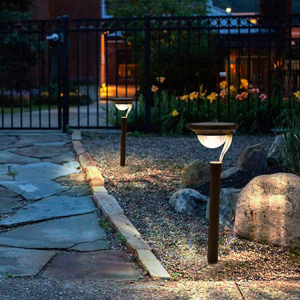 Solar Pathway Light with Floating Top Design - Waterproof LED