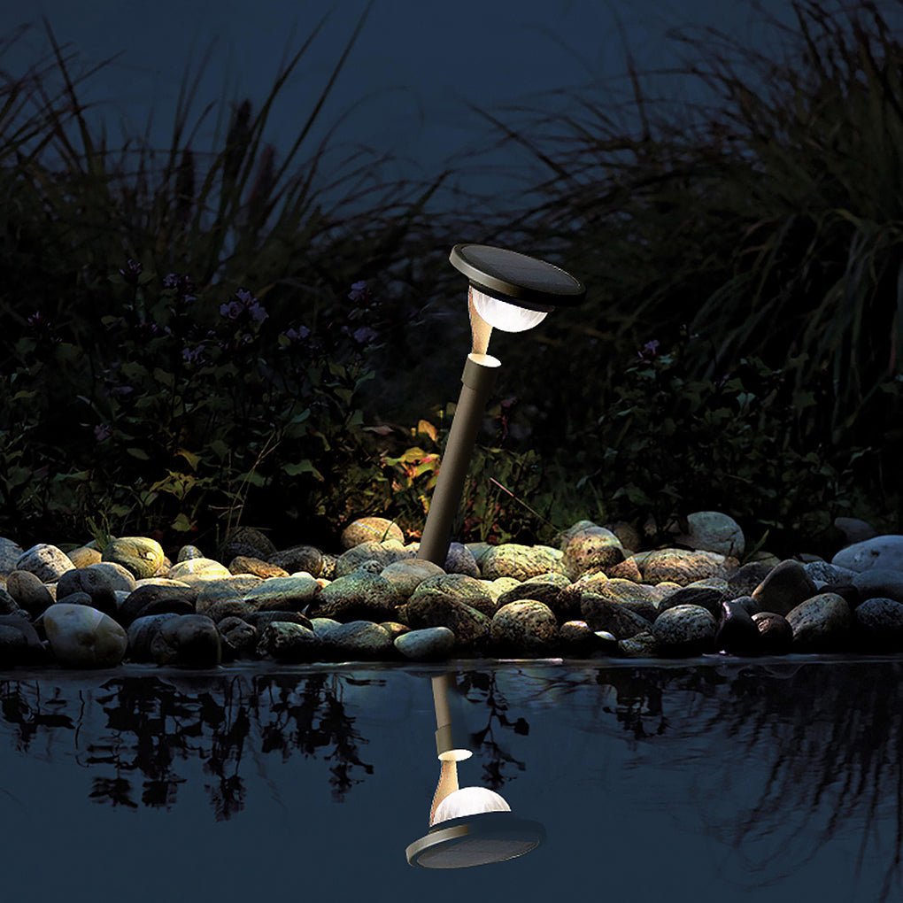 Solar Pathway Light with Floating Top Design - Waterproof LED