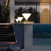 Solar Outdoor Waterproof Post Light Industrial Courtyard Landscape
