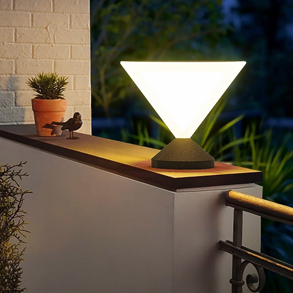 Solar Outdoor Waterproof Post Light Industrial Courtyard Landscape