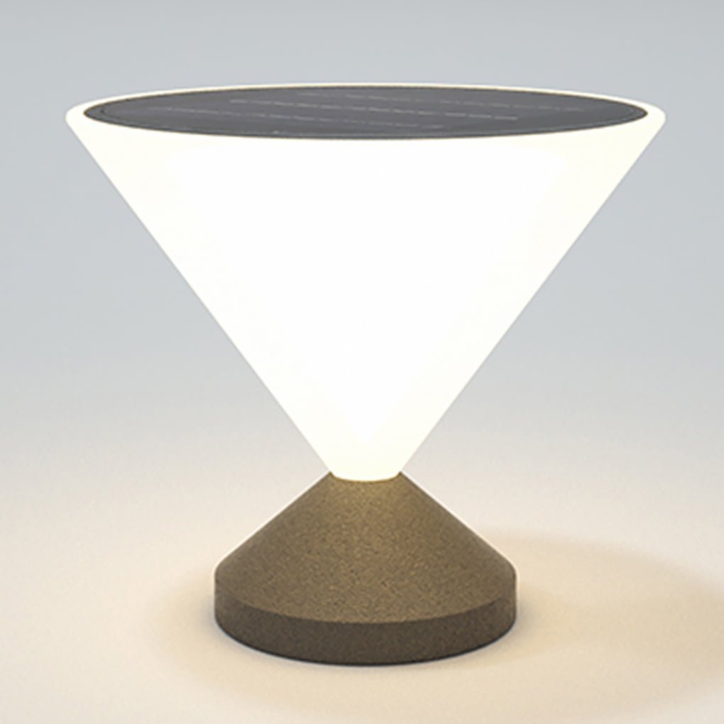 Solar Outdoor Waterproof Post Light Industrial Courtyard Landscape