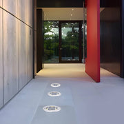 Solar Powered LED Ground Well Light - Modern Outdoor Path Lighting