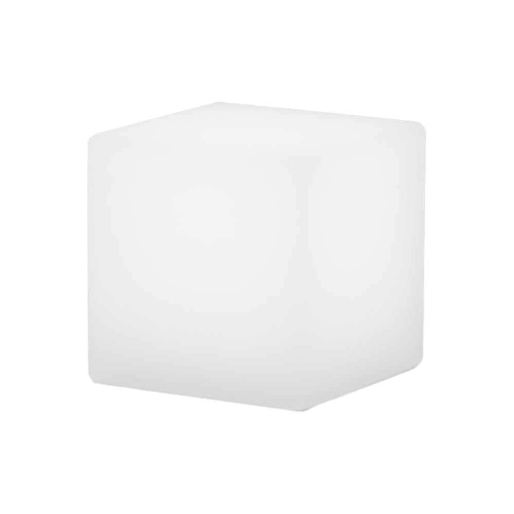 Solar LED Cube Outdoor Floor Light Modern Waterproof White