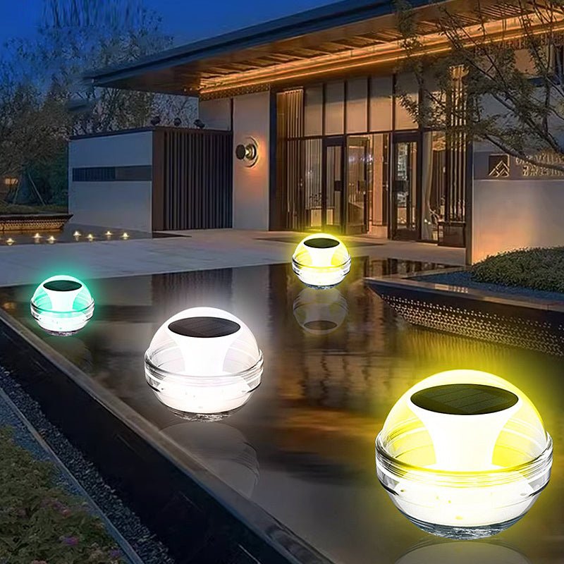 RGB Dimmable Solar Floating Pool Light with Auto Sensor