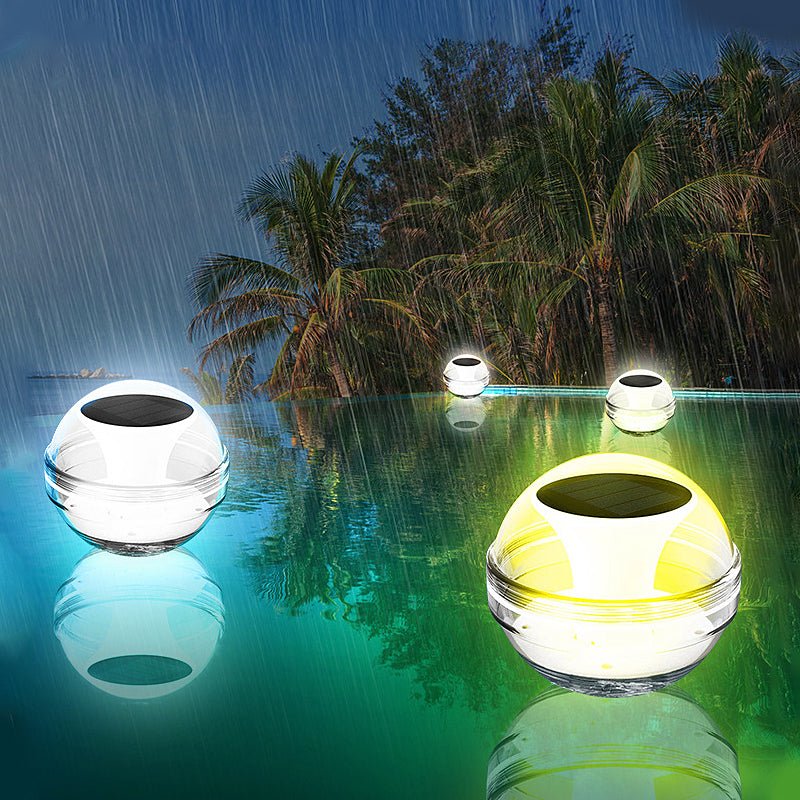 RGB Dimmable Solar Floating Pool Light with Auto Sensor