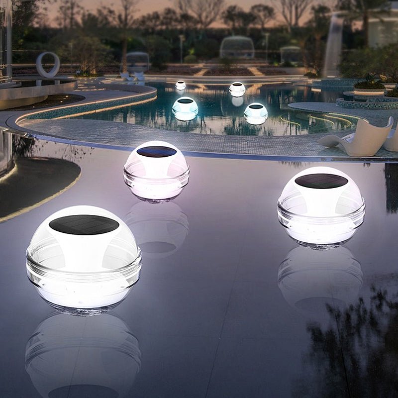 RGB Dimmable Solar Floating Pool Light with Auto Sensor