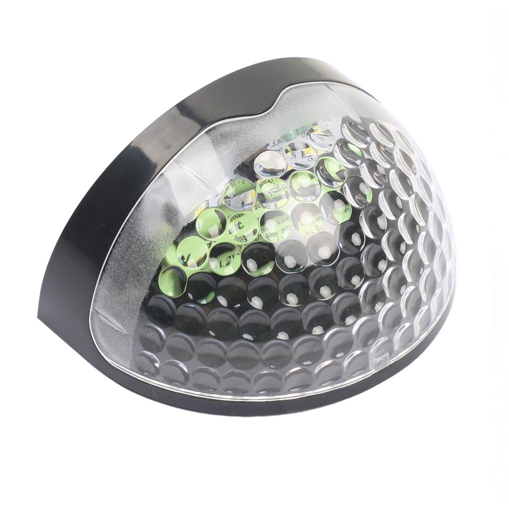 Solar LED Outdoor Step Lights - Warm White Wall Mounted (Set of 4)