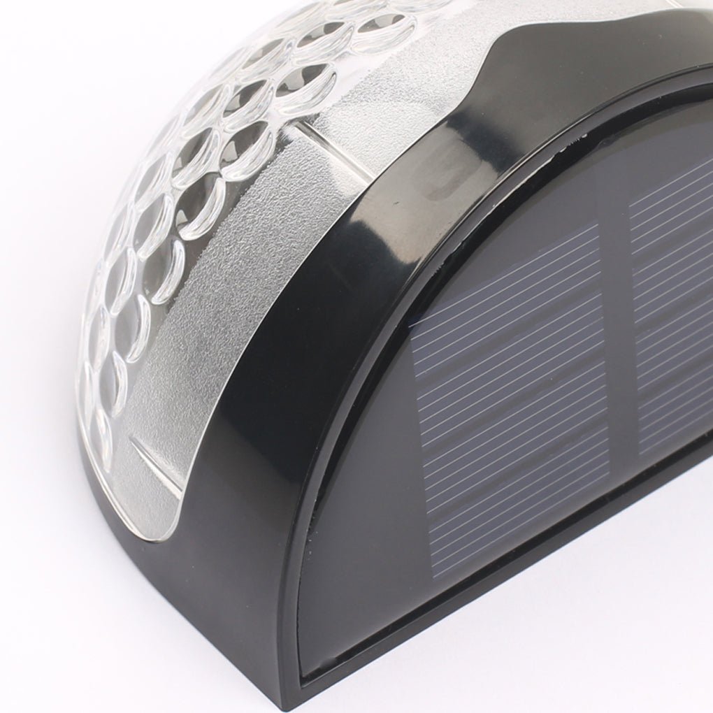 Solar LED Outdoor Step Lights - Warm White Wall Mounted (Set of 4)