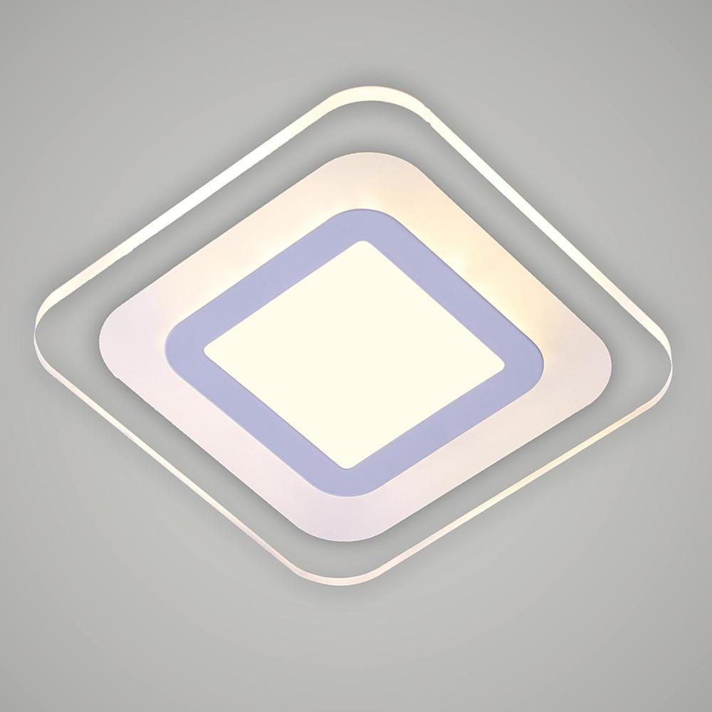 Modern Round Flush Mount Ceiling Light with Integrated LED