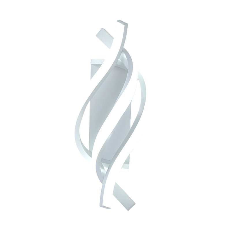 Spiral Modern LED Wall Sconce with 3-Step Dimming