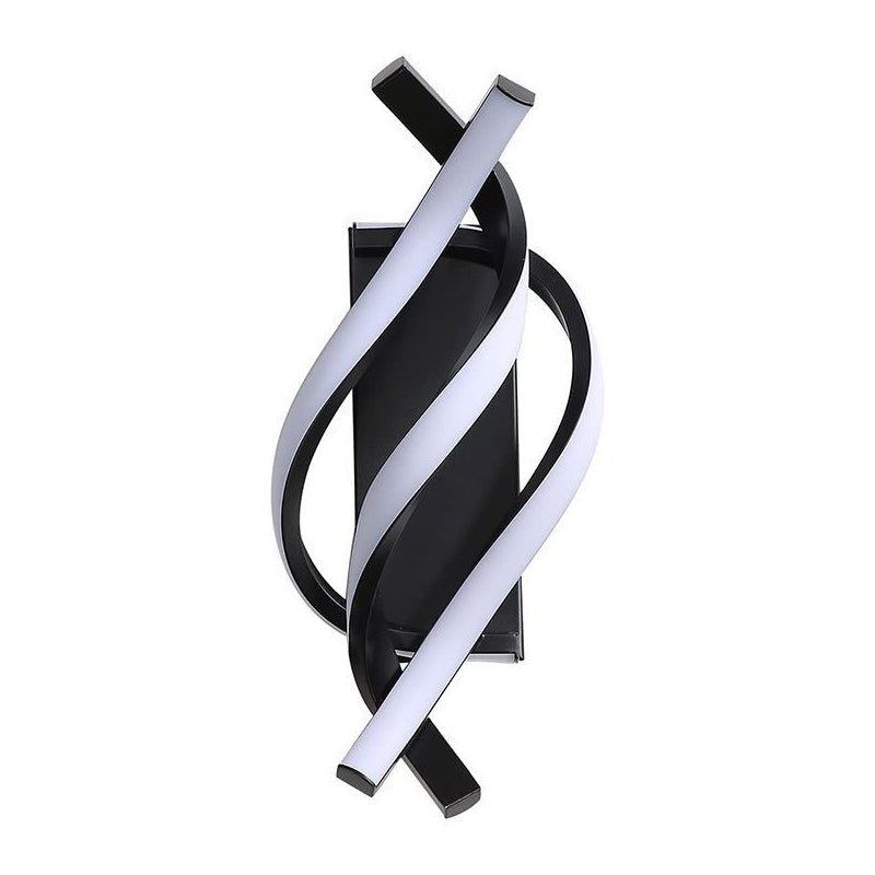 Spiral Modern LED Wall Sconce with 3-Step Dimming