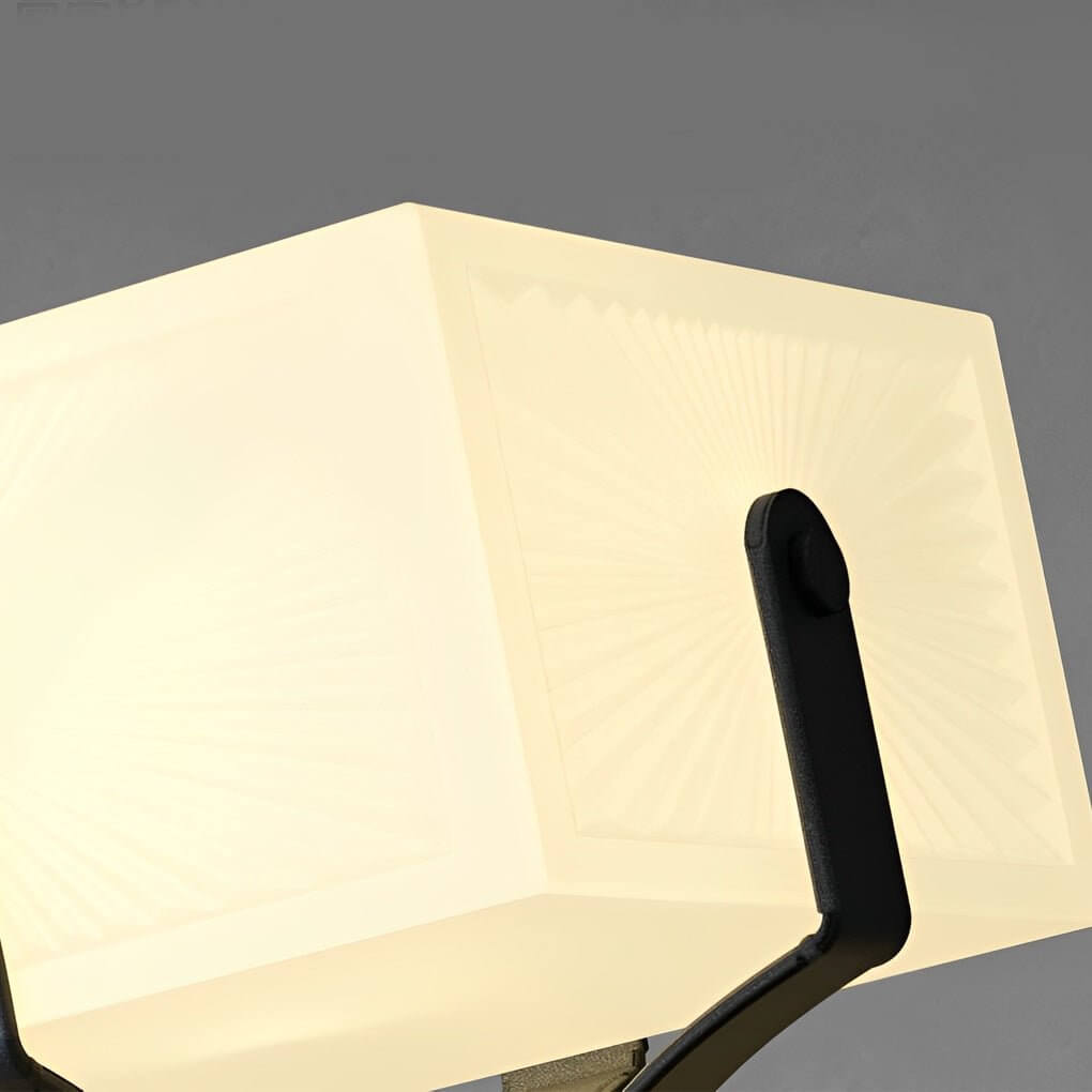 Modern Square Solar Post Light - Waterproof Outdoor Fence Lighting