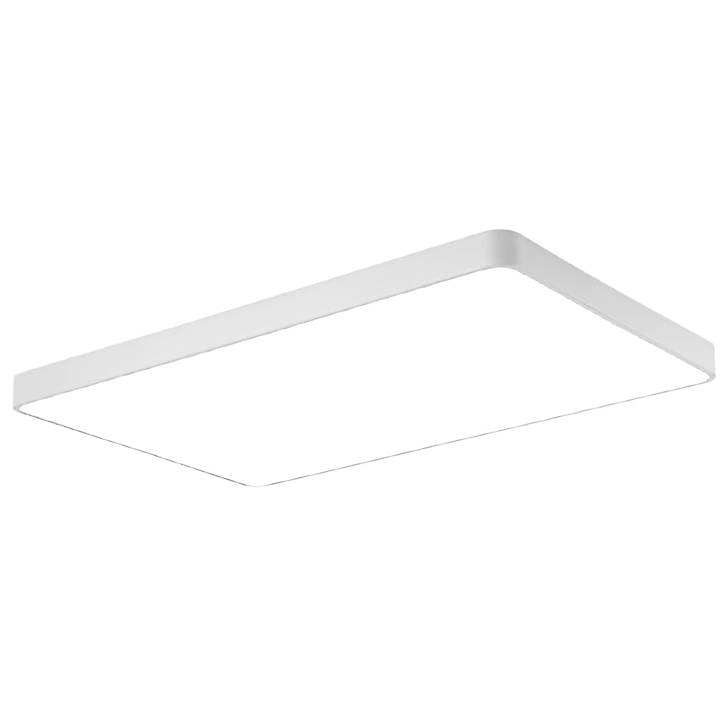 Modern Square LED Flush Mount Ceiling Light – Metal & PVC