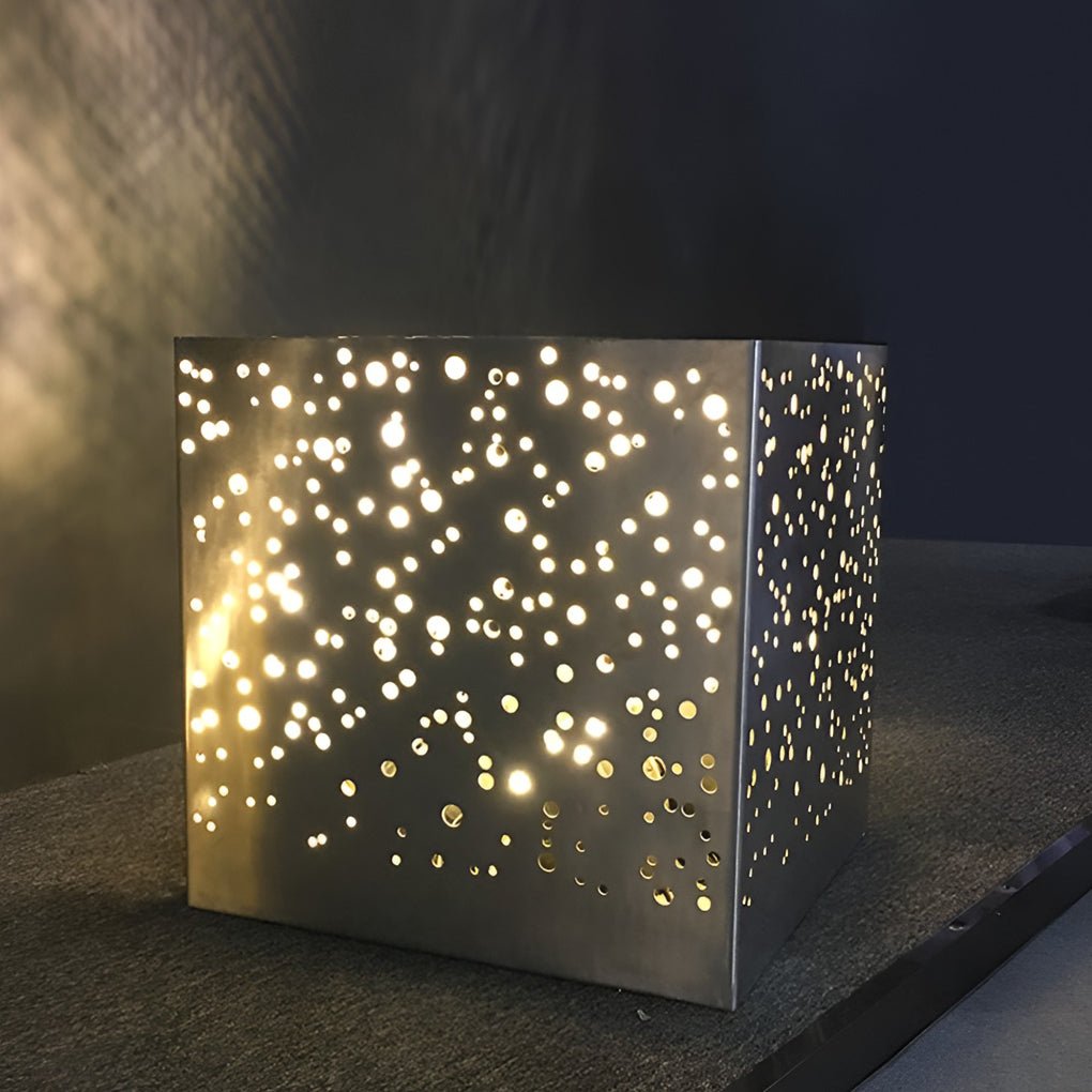 Modern Square LED Outdoor Post Light Stainless Steel Pillar Lamp