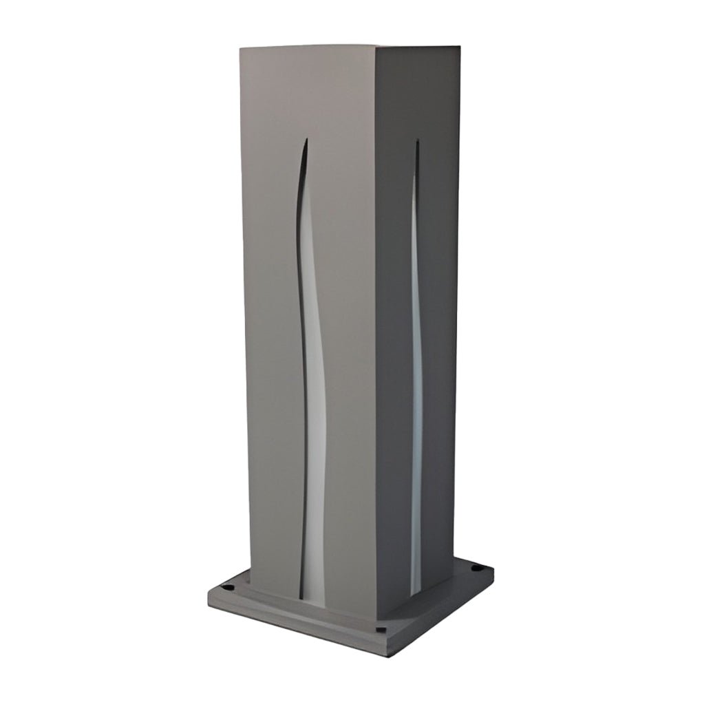 Rectangular LED Pathway Light - Stainless Steel & Glass Outdoor