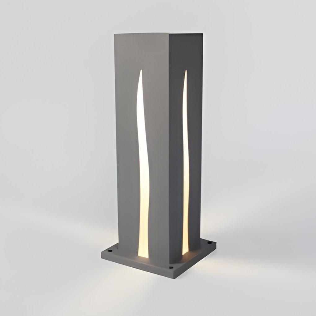 Rectangular LED Pathway Light - Stainless Steel & Glass Outdoor